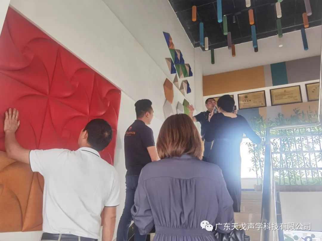 歡迎廣東省建筑裝飾設計行業(yè)協會蘭芳會長一行人蒞臨天戈指導工作-4